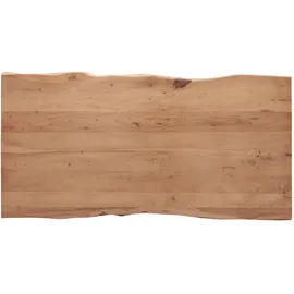 möbelliebling Tischplatte Baumkante Akazie Natur 280 x 100 cm, Noah