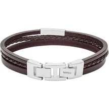 Fossil JF03323040 Armband braun/silber 563390C00 Größe Unisex