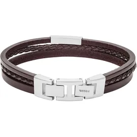 Fossil JF03323040 Armband braun/silber 563390C00 Größe Unisex