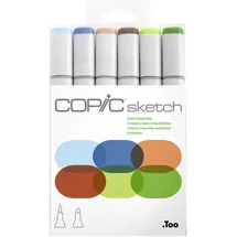 Copic Sketch Set "Earth Essentials", 6 Stk."