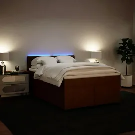 vidaXL Boxspringbett 140 x 200 cm Rosa