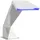 vidaXL Wasserfall Pool-Wasserfall Edelstahl 63,5 x 29 x 51 cm