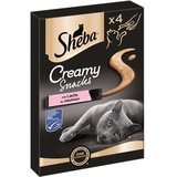 Sheba SHEBA® Creamy Snacks mit Lachs 4x12g (Menge: 11 je Bestelleinheit)