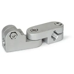 287-B16-B16-2-BL Gelenk-Klemmverbinder, Aluminium