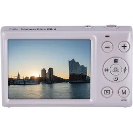 Rollei Compactline Mini Digitale Kompaktkamera Rosa, nicht vorhanden opt. Zoom