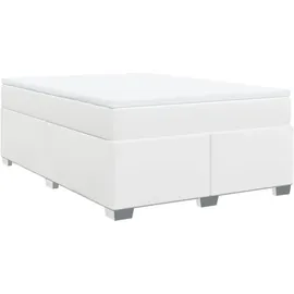 vidaXL Boxspringbett 140 x 200 cm Weiß