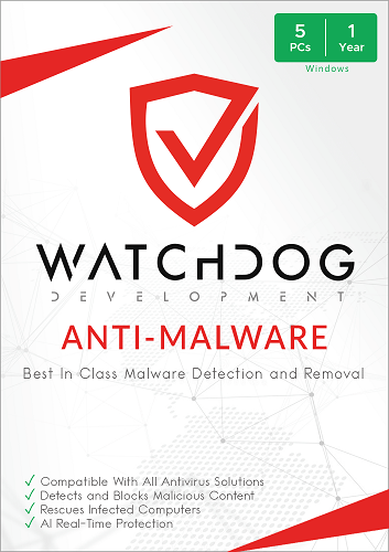 Watchdog Anti-Malware, 5 Geräte - 1 Jahr, ESD, Download