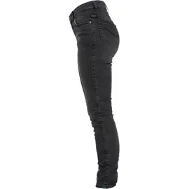 John Doe Jane High Mono Damen Motorradjeans schwarz, Größe 25 32