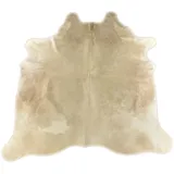 KUHFELL online & NOMAD Fellteppich KUHFELL RINDER FELL TEPPICH CHAMPAGNER GRAU BEIGE 210 x 190 cm