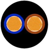 Rs Pro H07RNF 2 core 2.5mm rubber cable 50m (50 m), Stromkabel