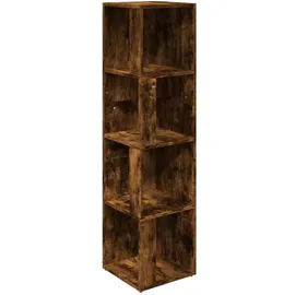 vidaXL Eckregal 33 x 33 x 132 cm Braun