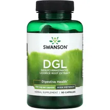 Swanson DGL Deglycyrrhizinierter Süßholzwurzelextrakt Kapseln 90 St.
