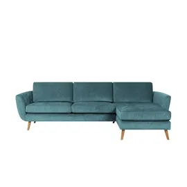 Soho Ecksofa ¦ türkis/petrol ¦ Maße (cm): B: 274 H: 85 T: 156.0