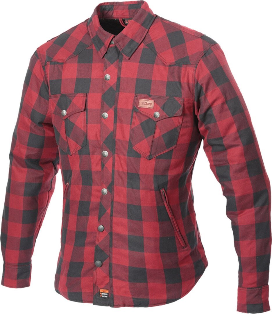 Büse Fairbanks Dames Motorshirt, rood, 36 Voorvrouw