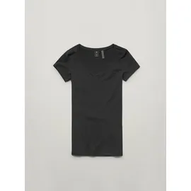 G-Star Base Kurzarm-T-Shirt Mit V-ausschnitt Black XS