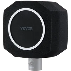 VEVOR Mikrofon-Isolationsball aus Schaumstoff mit zweilagigem Pop-Filter 40–60mm