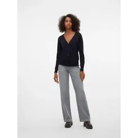 Vero Moda VMSILJE LS V-Neck Cardigan Schwarz S