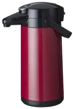 Bonamat Isokanne Airpot Furento, 2,2 Liter 7171331113 , Farbe: rot metallic, Edelstahlinnenzylinder, Metallmantel