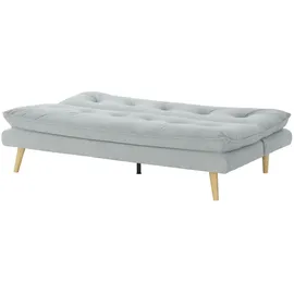 Möbel Kraft Schlafcouch Stoff 2-Sitzer Grau