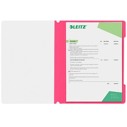 LEITZ Schnellhefter 4191 Kunststoff pink DIN A4