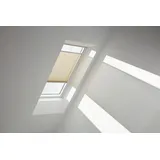 VELUX Plissee Sandbeige 1277, M10 1277SWL weiß