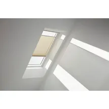 VELUX Plissee Sandbeige 1277, M10 1277SWL weiß