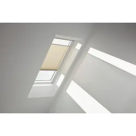 VELUX Plissee Sandbeige 1277, M10 1277SWL weiß