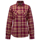 PINEWOOD Langarmbluse Härjedalen, burgundy-olive green, M