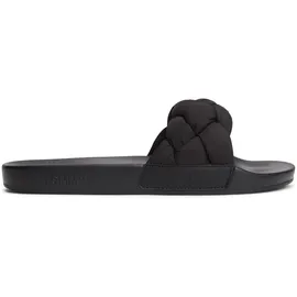Tommy Hilfiger TJW Braided Slides Schwarz 36