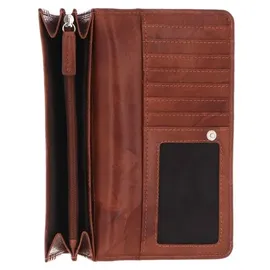 mano Donna Aurona Wallet Cognac braun