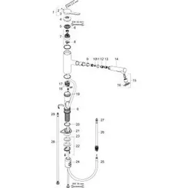 Hansgrohe Zesis M33 edelstahl finish 74800800
