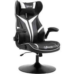 Vinsetto Gaming-Stuhl Schaumstoff, kunststoff, Stahl