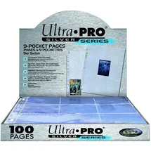 Ultra Pro 9-Pocket Pages Silver Series
