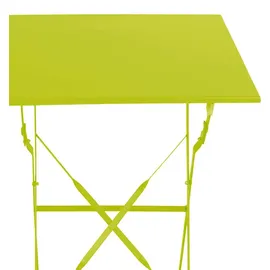 Mojawo 3tlg Bistroset Gartenmöbelset Outdoormöbel Balkon klappbar Farbauswahl - Grün
