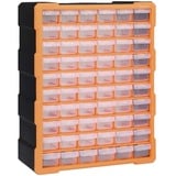 Festnight Kleinteilemagazin Sortierkasten Multi-Schubladen-Organizer Sortimentskasten Sortimentsbox Schraubenbox Sortierbox für Kleinteile ordnungssystem Werkstatt mit 60 Schubladen 38x16x47,5 cm