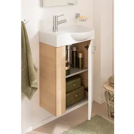 Fackelmann Waschbeckenunterschrank 44 x 60 x 24,3 cm Weiß