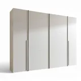 SchlafKONTOR Schwebetürenschrank Maturs 267 x 205 x 57 cm Weiß