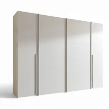 SchlafKONTOR Schwebetürenschrank Maturs 267 x 205 x 57 cm Weiß