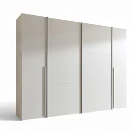 SchlafKONTOR Schwebetürenschrank Maturs 267 x 205 x 57 cm Weiß