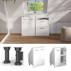 Vicco Rion Kommode 60 x 81,6 x 46 cm Weiß
