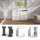 Vicco Rion Kommode 60 x 81,6 x 46 cm Weiß