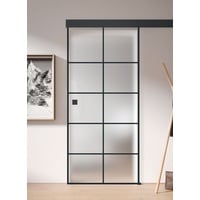 Ambiente Glas-Schiebetür Black Satinato Dekor S 76/20 ESG