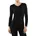 Langarmshirt Schwarz M