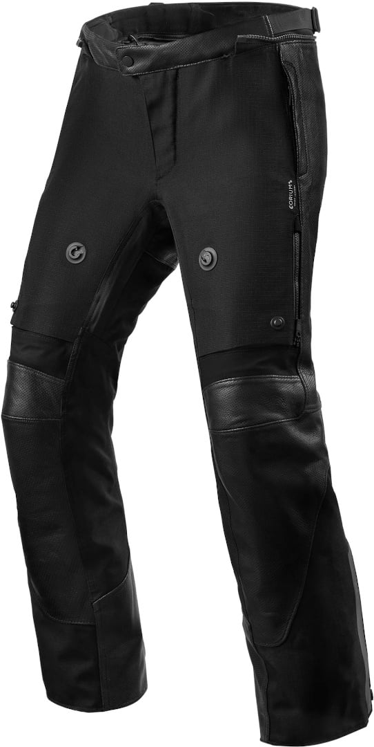 Revit Valve H2O Motorrad Lederhose, schwarz, Größe 50 für Männer