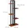 Relaxdays Pflanzenregal mit 5 Ablagen 117 x 43 x 22 cm Braun