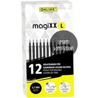 Online Schreibgeräte ONLINE® magiXX L Gelschreiberminen schwarz 0,7 mm