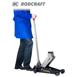RODCRAFT Wagenheber Stahl 145-490 mm schwarz/silber