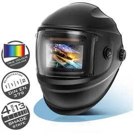 STAHLWERK Automatik-Schweißhelm BULLET 3-in-1