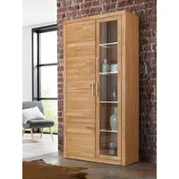 Home Affaire Vitrine »Logo,190cm hoch,42 cm tief,Fronten Massivholz,10Fächer«, Korpus