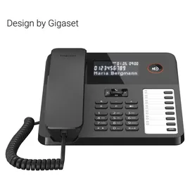 Gigaset Desk 600 schnurgebundenes Festnetztelefon schwarz